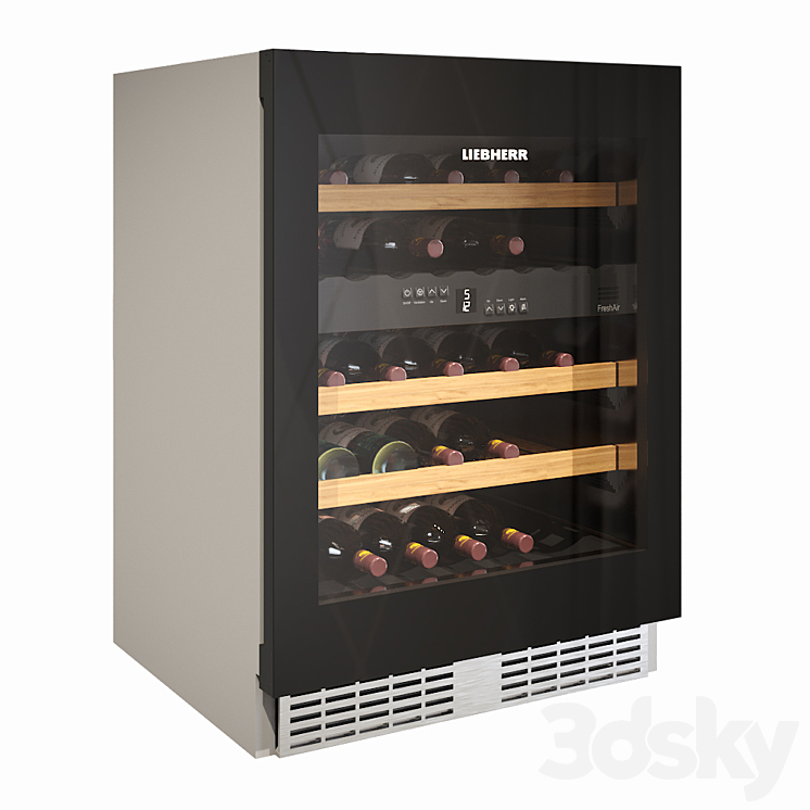 Liebherr wine fridge WUgb 3400 3DS Max - thumbnail 2