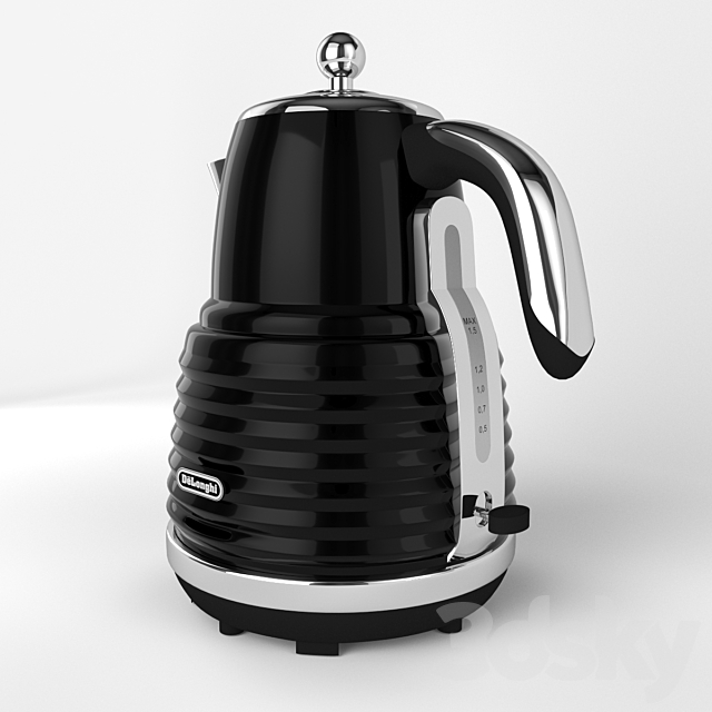 Maker Delonghi KBZ2001 3DS Max Model - thumbnail 2