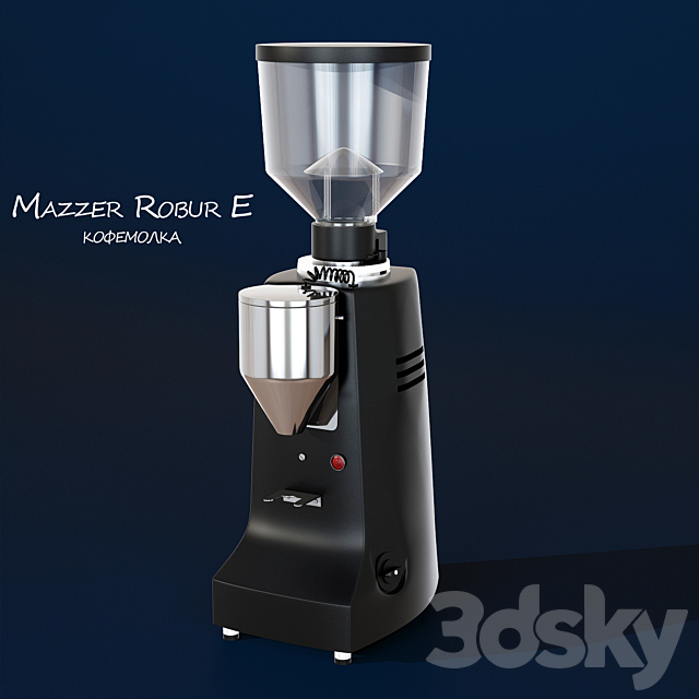 Mazzer Robur E grinder 3ds Max - thumbnail 1