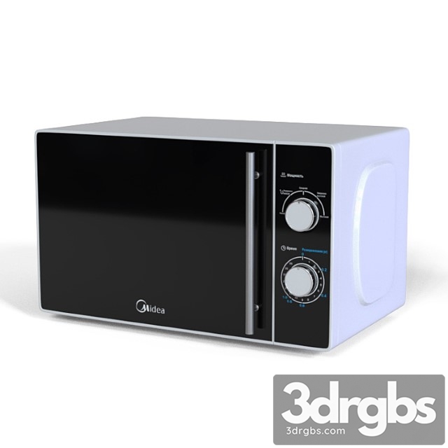 Microwave midea 2 3dsmax Download - thumbnail 1