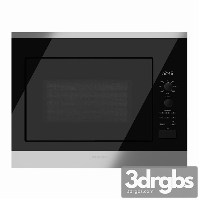 Microwave oven miele m 6040 sc 2 3dsmax Download - thumbnail 1