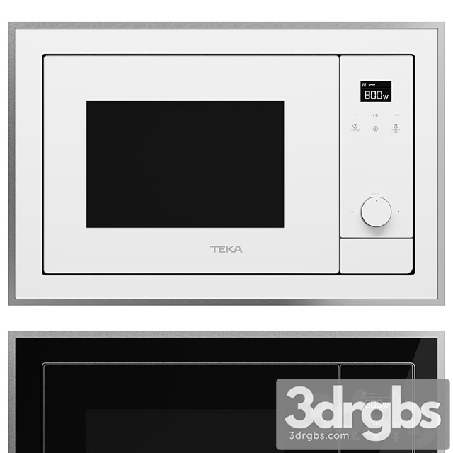 Microwave oven teka – ml 820 bis black-ss-white-ss - thumbnail 1