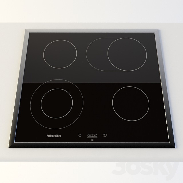 Miele _ Hob 3DS Max Model - thumbnail 1