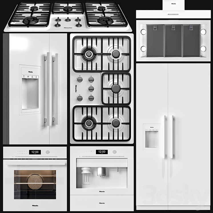 miele appliance collection 2 3DS Max - thumbnail 2