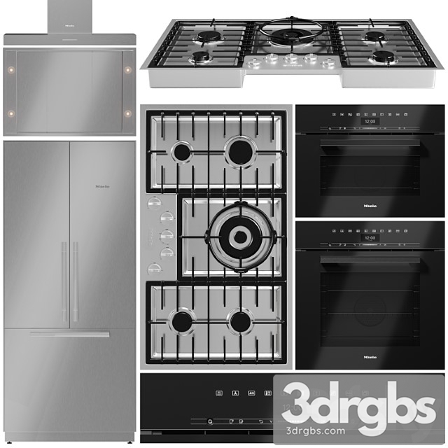 Miele Appliance Set 01 3dsmax Download - thumbnail 1