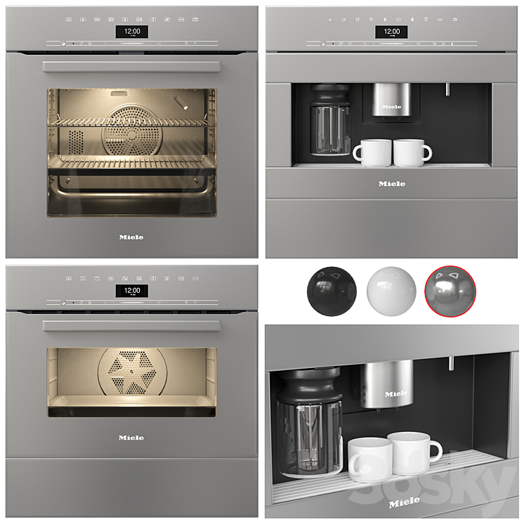 Miele appliances 01 3DS Max - thumbnail 2