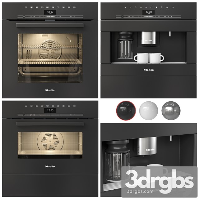 Miele Appliances 01 3dsmax Download - thumbnail 1