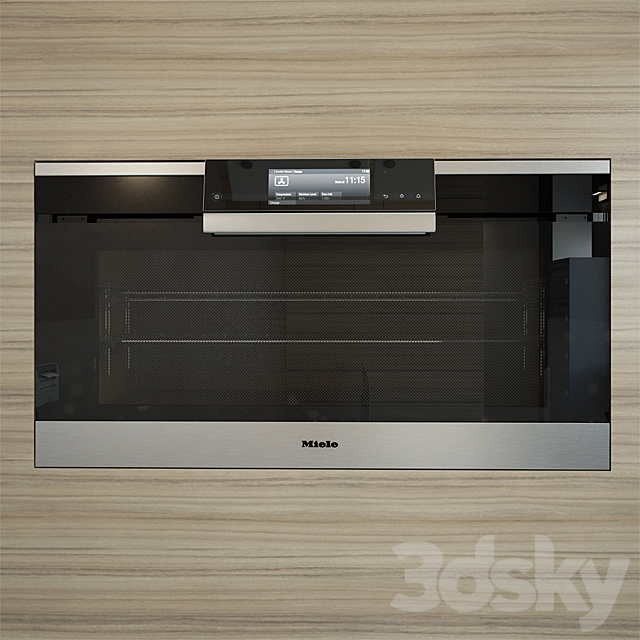 Miele H6890 BP Oven 90 cm 3DSMax File - thumbnail 2