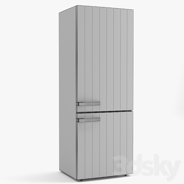 Miele KFN 14947 SDE Freestanding fridge freezer 3ds Max - thumbnail 2