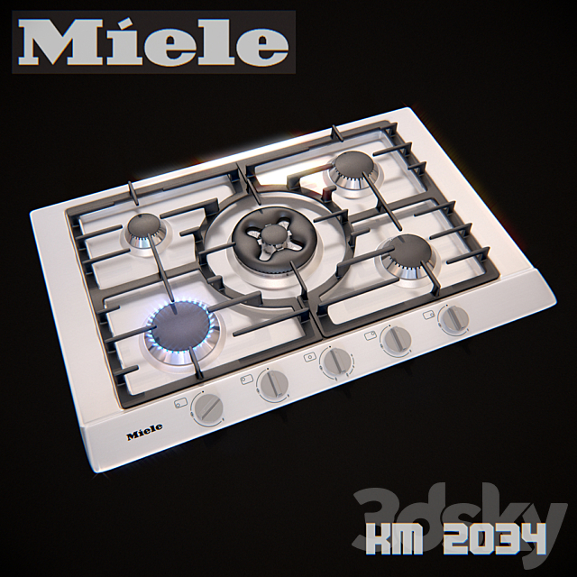 Miele km 2034 3DS Max Model - thumbnail 1