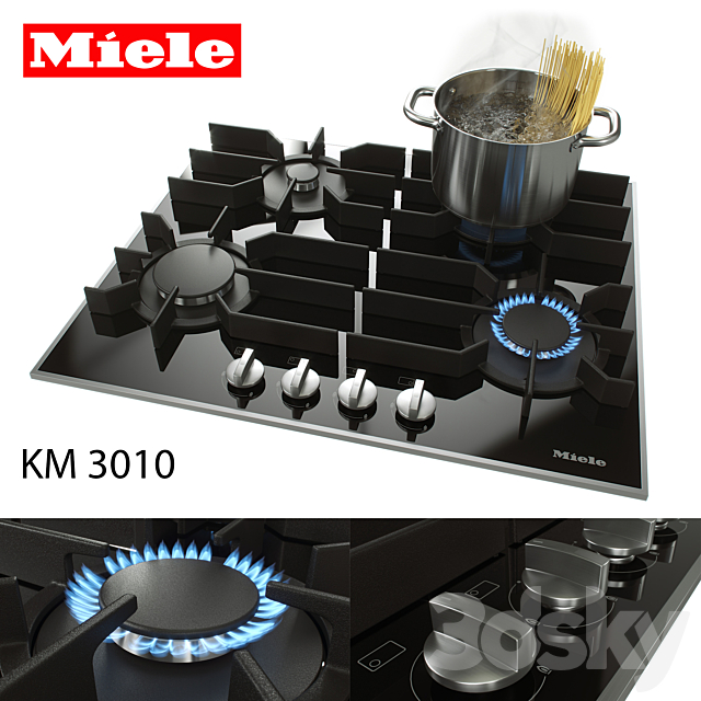 Miele – KM 3010 3ds Max - thumbnail 1