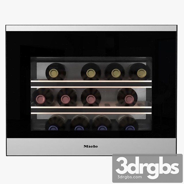 Miele kwt 6112 ig built-in wine conditioning unit 2 3dsmax Download - thumbnail 1