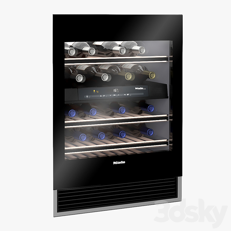 Miele KWT 6322 UG Built-under wine conditioning unit 3DS Max - thumbnail 1