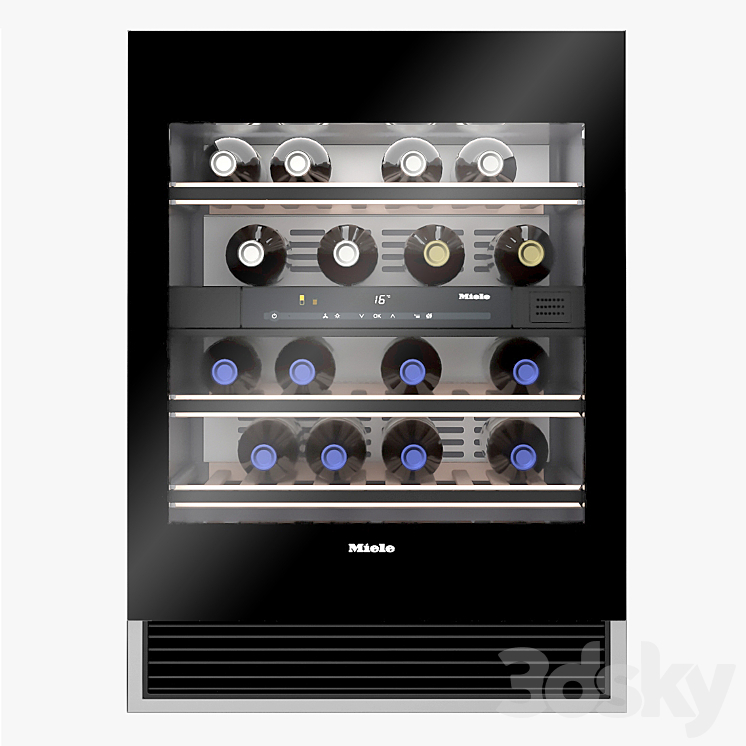 Miele KWT 6322 UG Built-under wine conditioning unit 3DS Max - thumbnail 2