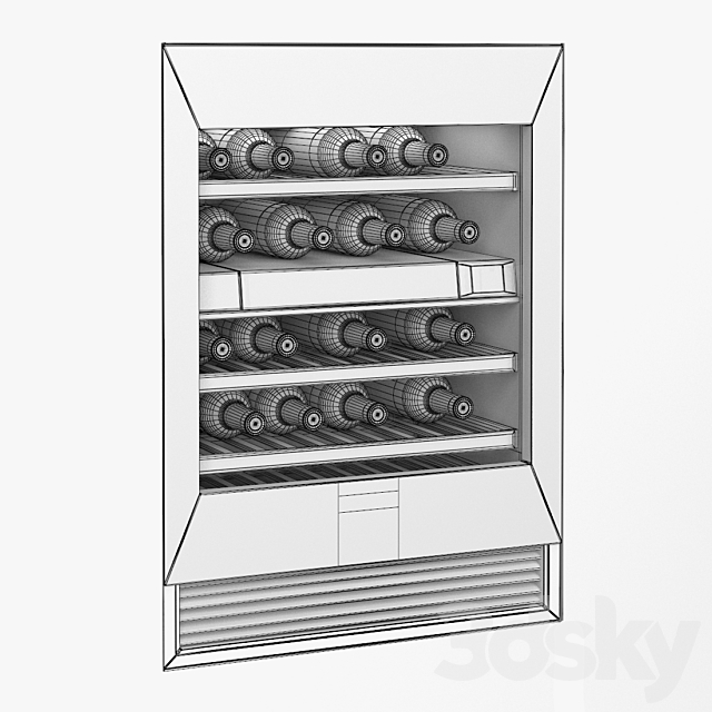 Miele KWT 6322 UG Built-under wine conditioning unit 3DSMax File - thumbnail 3