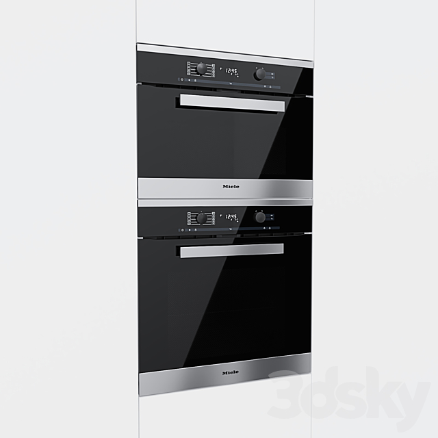 Miele – oven H6260BP and compact oven H6200BP 3ds Max - thumbnail 2