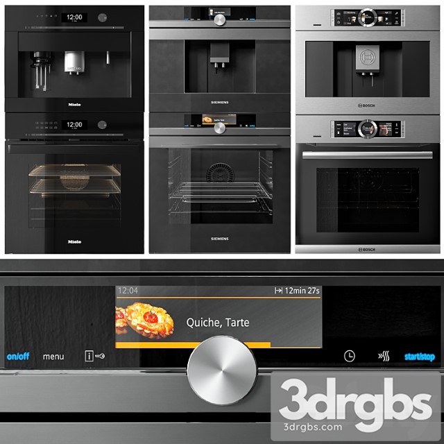 Miele, siemens and bosch double oven and coffeemaker collection - thumbnail 1