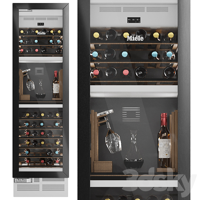 Miele Wine Cooler 3DS Max Model - thumbnail 2