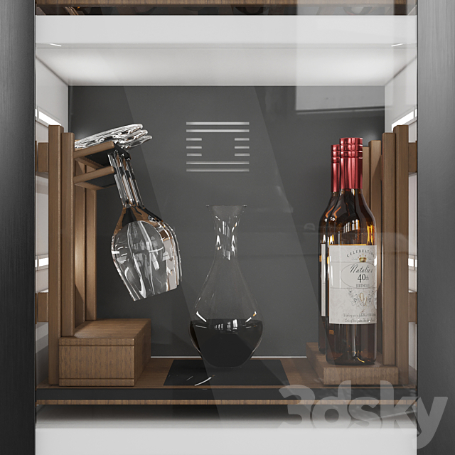 Miele Wine Cooler 3DS Max Model - thumbnail 4