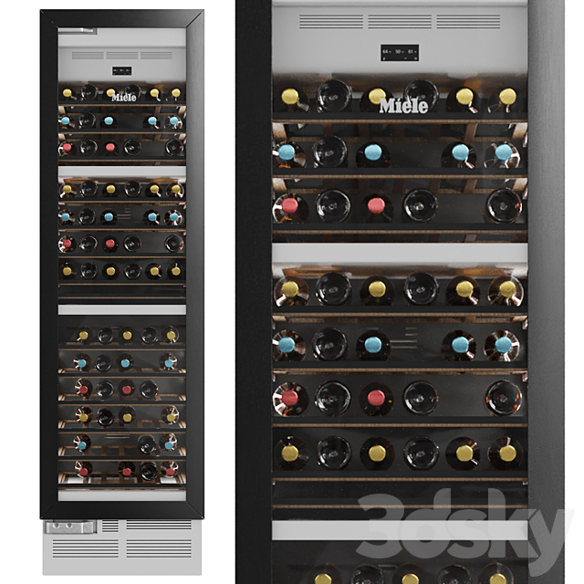 Miele Wine Cooler 3DS Max Model - thumbnail 5