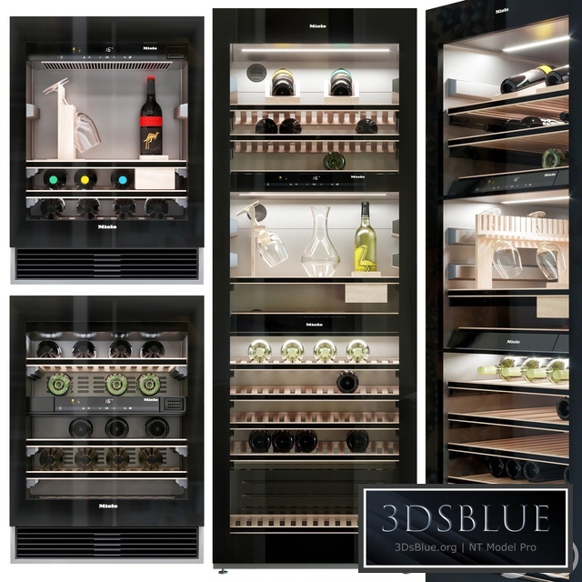 Miele Wine storage units 3DS Max - thumbnail 3