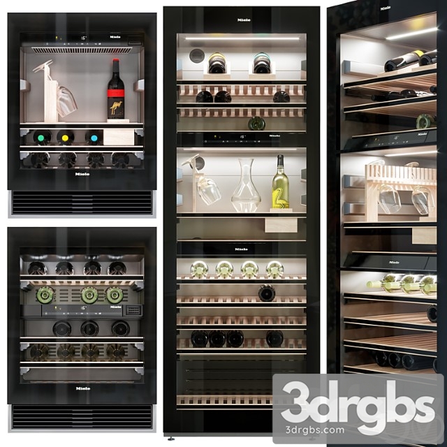 Miele Wine Storage Units 3dsmax Download - thumbnail 1