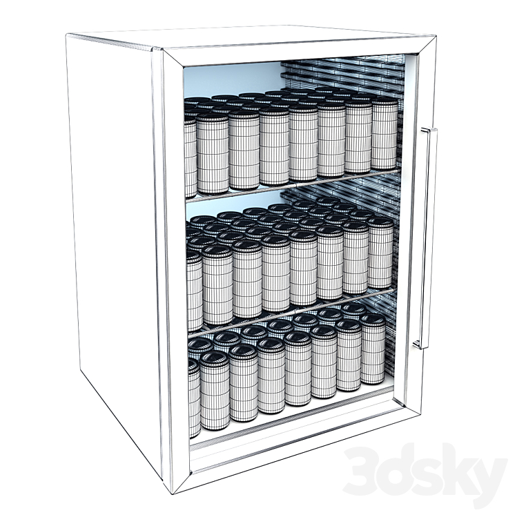 Mini Fridge 3DS Max - thumbnail 2