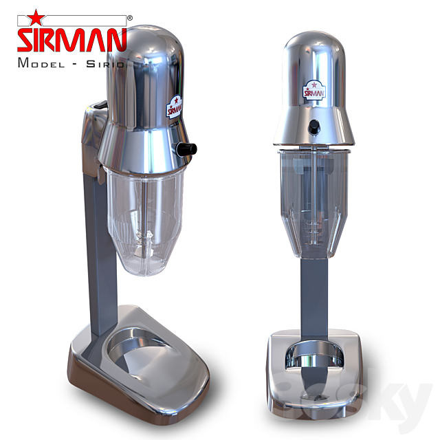 Mixer for milkshakes – Sirman SIRIO 3DSMax File - thumbnail 1