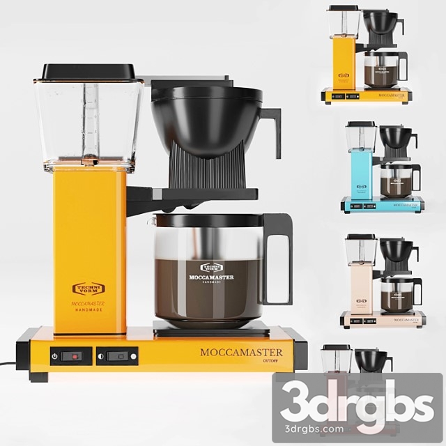 Moccamaster coffee makers 2 3dsmax Download - thumbnail 1