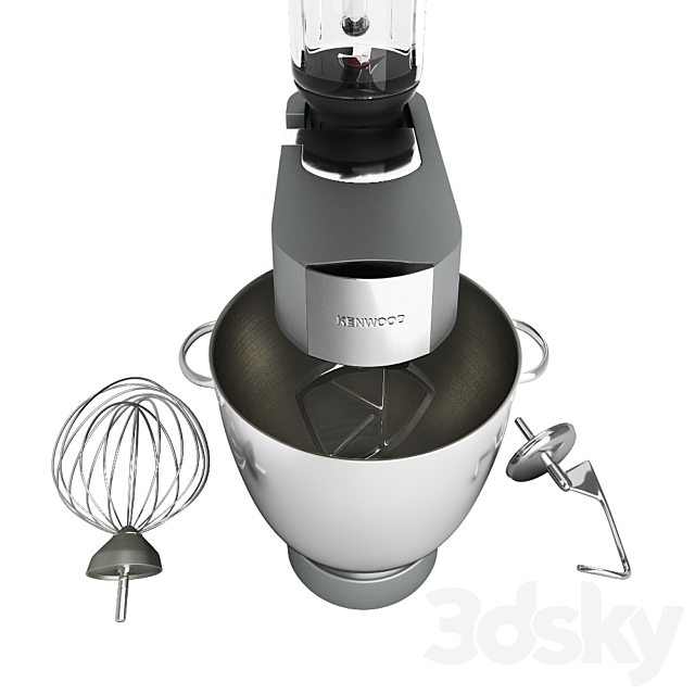 Multifunctional Food Processor KENWOOD Major Titanium 3DS Max Model - thumbnail 3