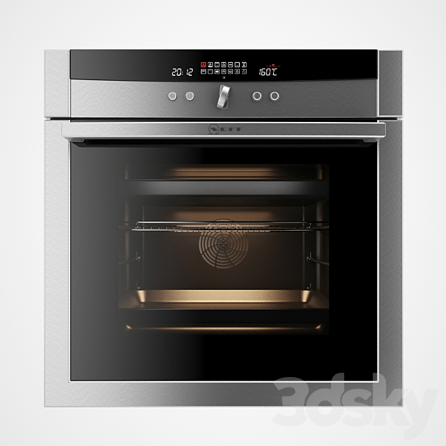 NEFF oven B15E74N3 3DSMax File - thumbnail 1