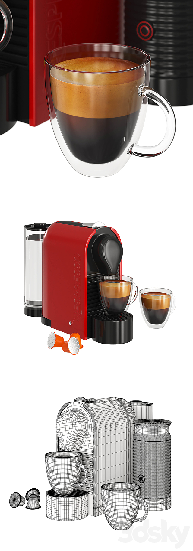 Nespresso Krups 3DS Max Model - thumbnail 3