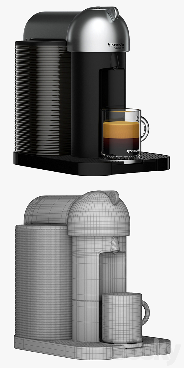 Nespresso VertuoLine Coffee and Espresso Maker 3DSMax File - thumbnail 3