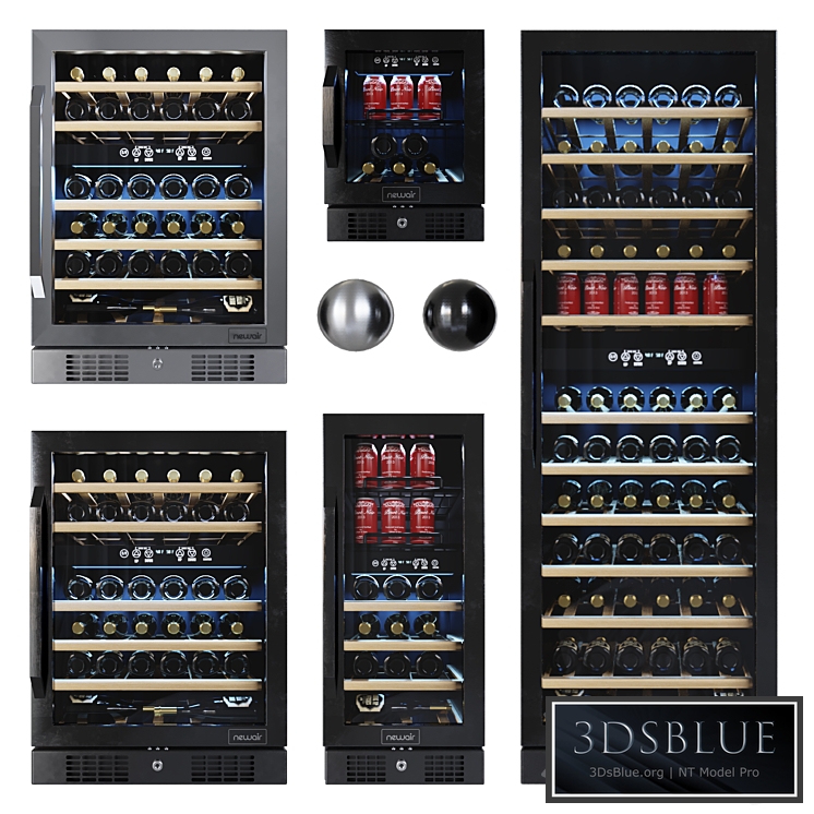 Newair wine cooler cabinet 3DS Max - thumbnail 3