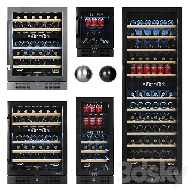 Newair wine cooler cabinet 3DSMax File - thumbnail 1