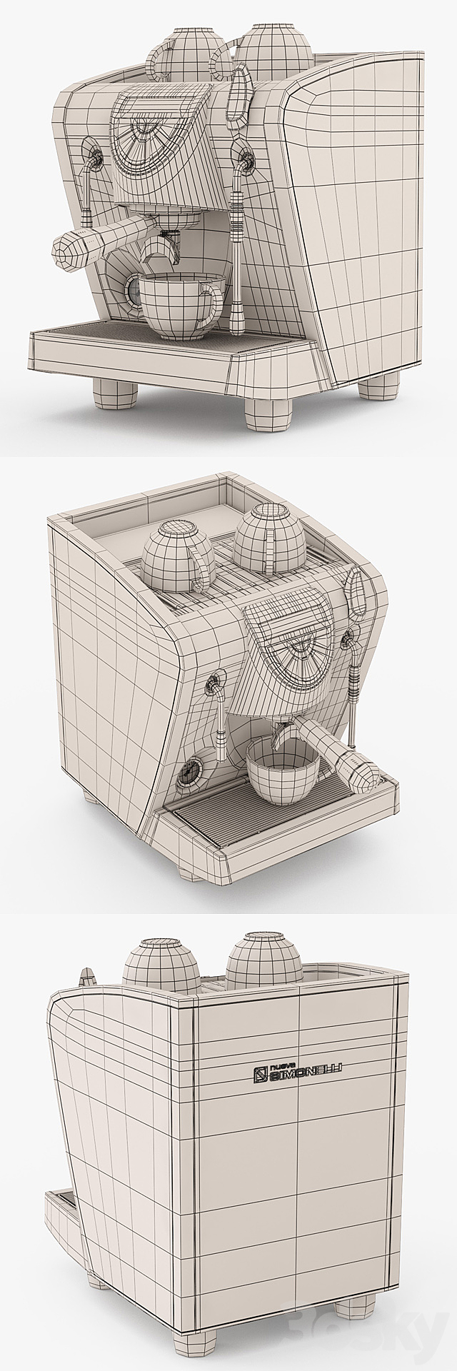 Nuova Simonelli Musica 3DS Max Model - thumbnail 3