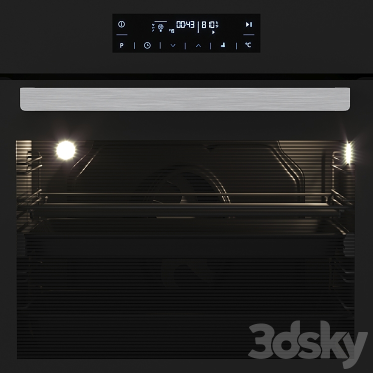 Oven and Microwave Beko MGB25333BG BIM24400ZGCS 3DS Max - thumbnail 2