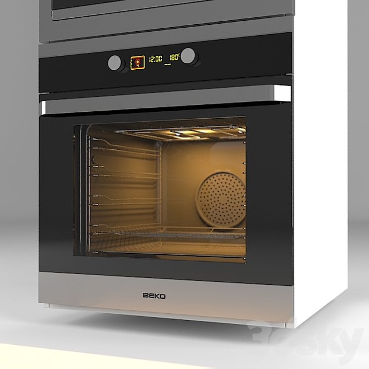 Oven Beko MWB-2310EX and OIM25601X 3DS Max - thumbnail 2