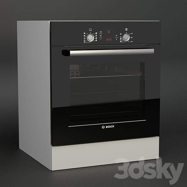 oven bosch hbg 43t460 3DSMax File - thumbnail 2