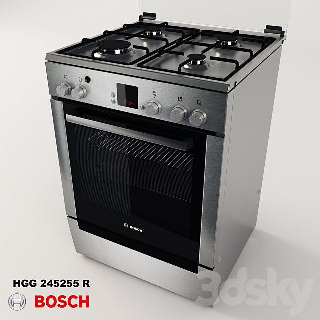 Oven Bosch HGG 245 255 R 3DSMax File - thumbnail 1