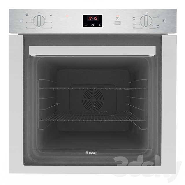 Oven Bosch HGN22F350 3ds Max - thumbnail 1