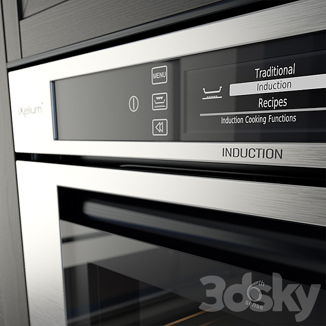 Oven by Whirlpool AKZM 8910 3ds Max - thumbnail 2