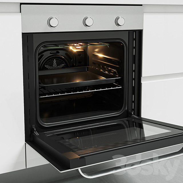 oven DeLonghi DVX 6 PPX 3DSMax File - thumbnail 5