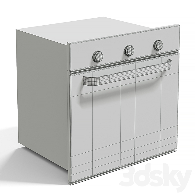 oven DeLonghi DVX 6 PPX 3DSMax File - thumbnail 7