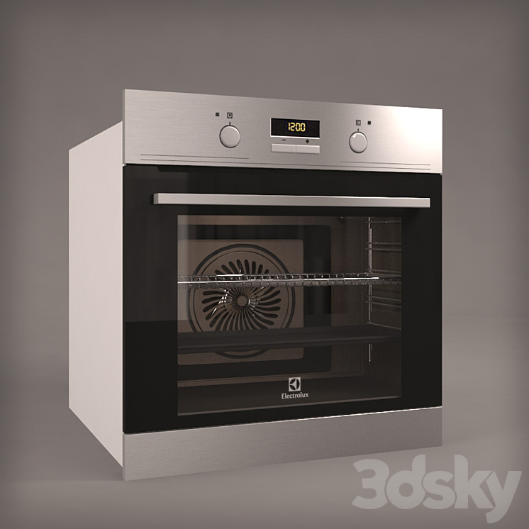 Oven Electrolux EOB3311AOX 3DS Max - thumbnail 1