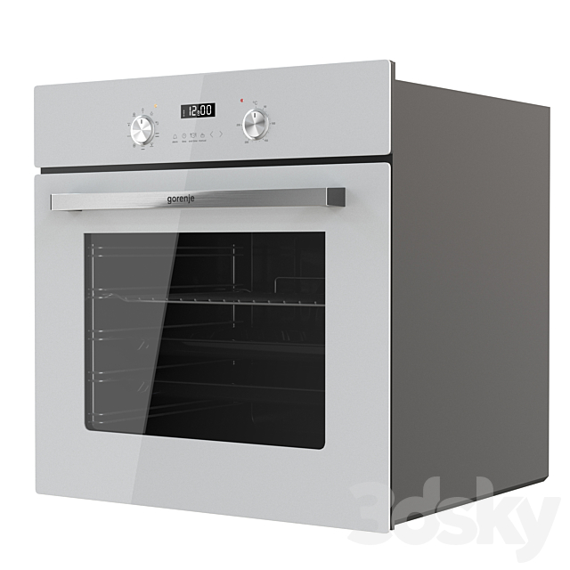 Oven Gorenje BO6737E03AWG 3DS Max Model - thumbnail 2