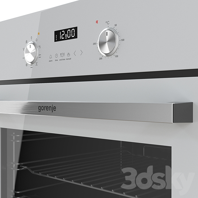 Oven Gorenje BO6737E03AWG 3DS Max Model - thumbnail 4