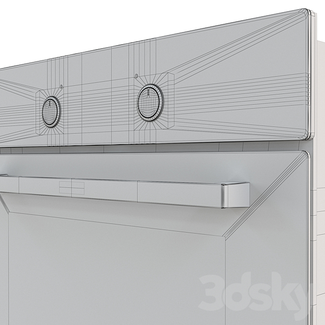 Oven Gorenje BO6737E03AWG 3DS Max Model - thumbnail 7