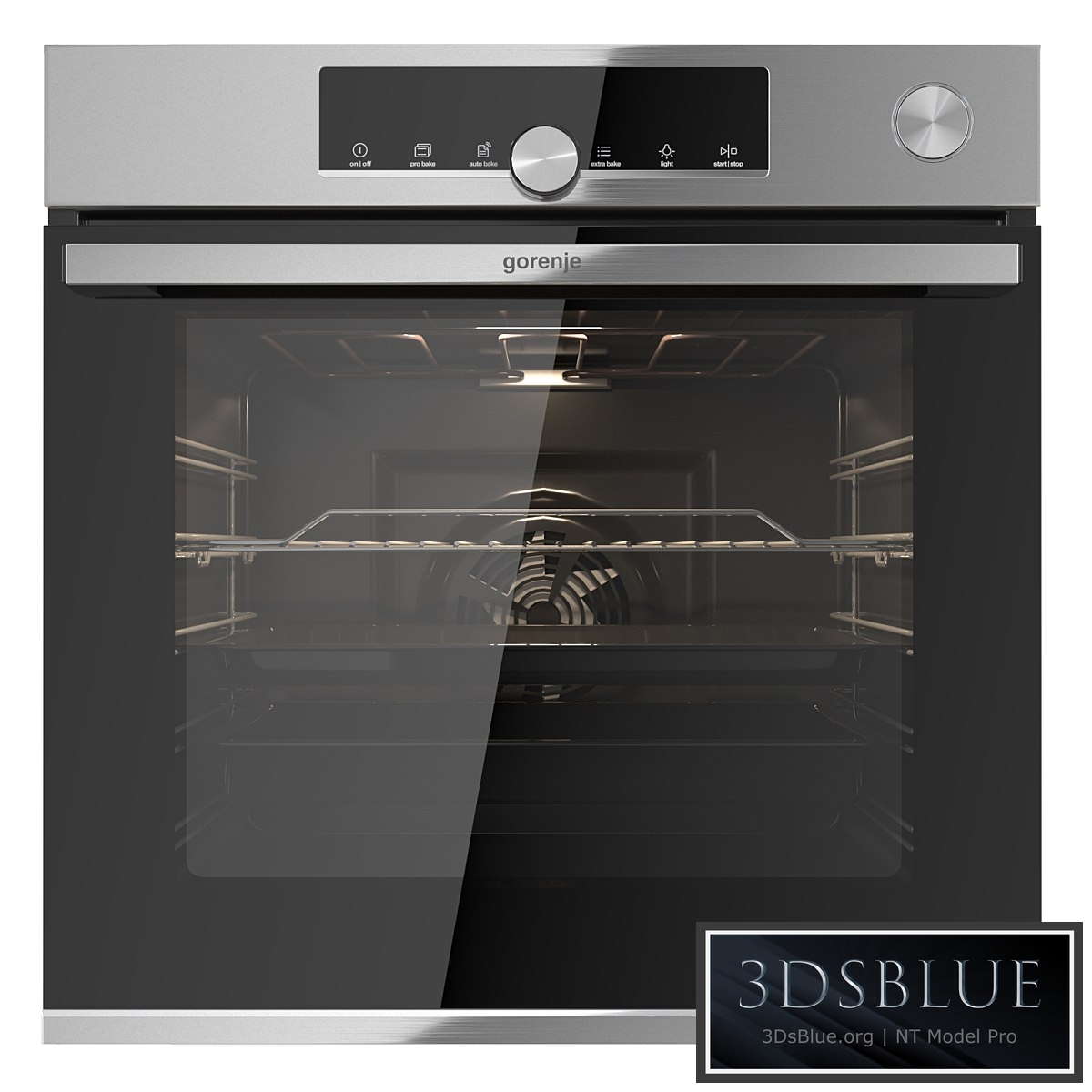 Oven Gorenje BSA6747A04X 3DS Max - thumbnail 3