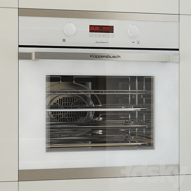 Oven Kuppersbusch EEB 6360 3DS Max Model - thumbnail 1